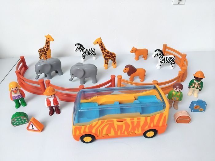 PLAYMOBIL 123 Bus Zoo Animaux Safari 🐘🦒 - photo numéro 3