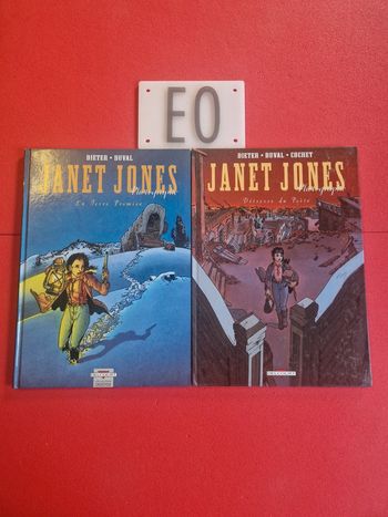 Lot de 2 bd Janet Jones photographe 1 et 2,EO