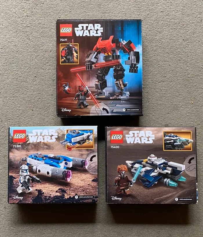 Lot X3 Lego Star Wars 75391 + 75400 + 75411 NEUF - photo numéro 2