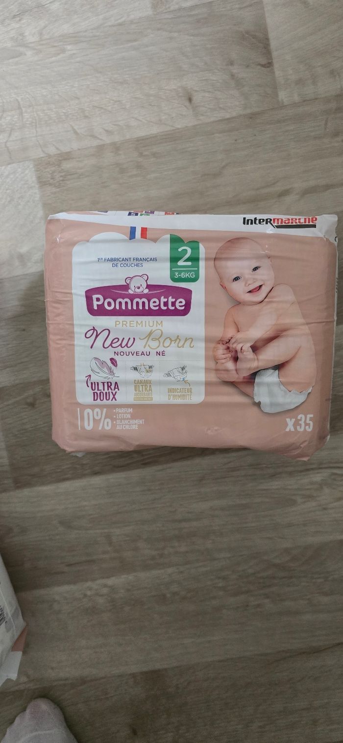 Lot 3 paquets couche pomette taille 2 - photo numéro 2