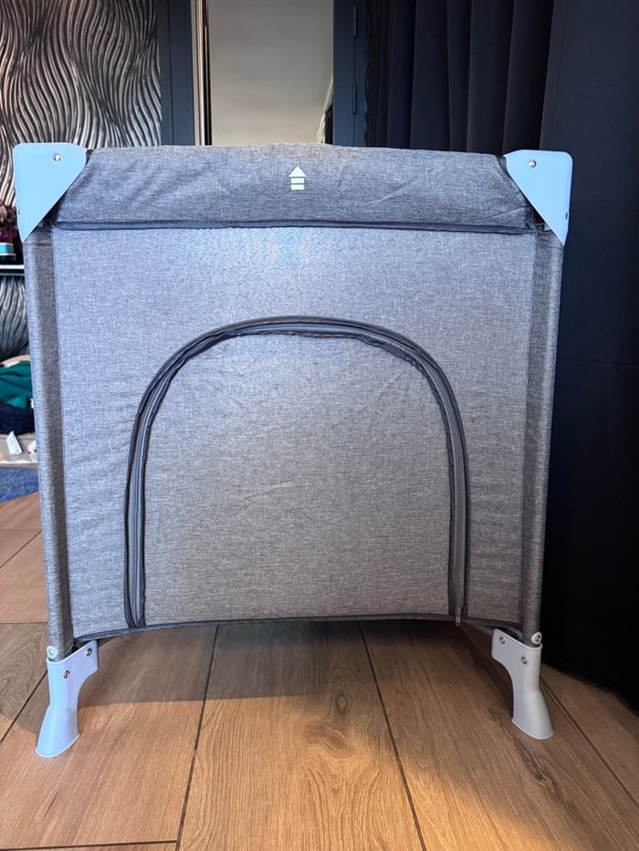 Lit parapluie Kinderkraft Joy gris bleu comme neuf - photo numéro 7