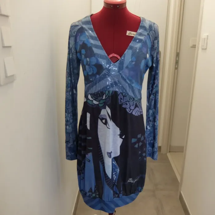 Robe bleue Desigual
