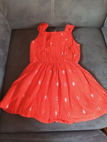 Robe été bretelles Fille 8 ans motifs Cactus Gémo