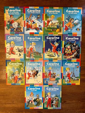 Lot de 14 bd Caroline Pierre Probst albums livres collection vintage Pierre Probst couleurs