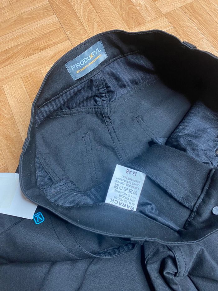 Pantalon de costume noir Produxtyl (NEUF) - photo numéro 3