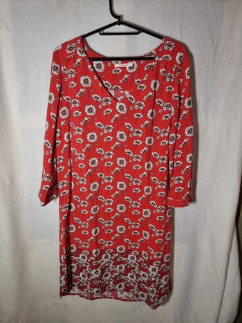 Robe manches 3/4 de plage Camaïeu