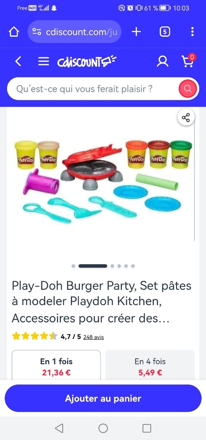 Play doh burger party - photo numéro 2