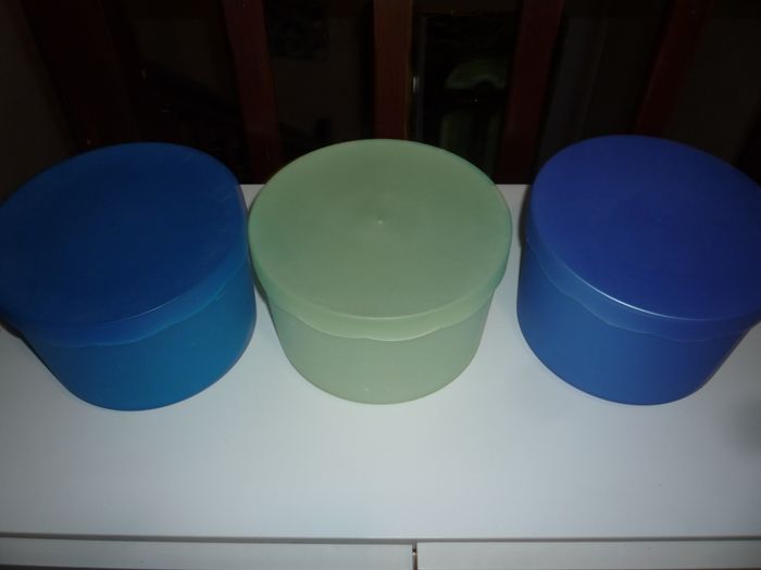 LOT DE 3 BOITES RONDES AVEC COUVERCLES - n°06 - photo numéro 3