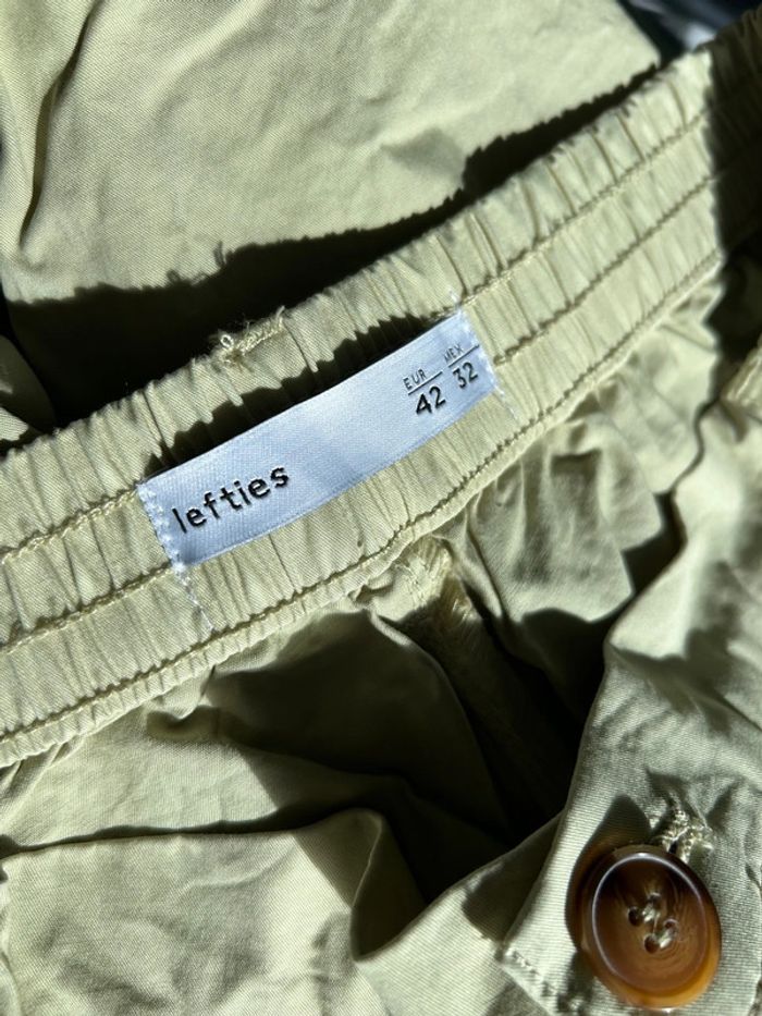 Pantalon léger femme vert clair - photo numéro 3