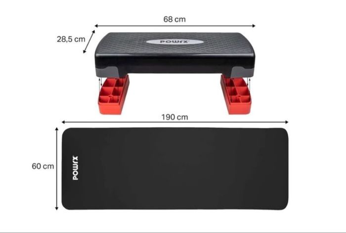 Step de fitness + tapis de sport - photo numéro 2