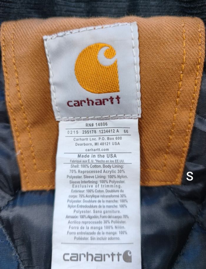 Veste caharrt marron clair taille S neuve - photo numéro 5