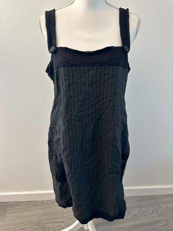 Robe à rayures noire et grise Kiabi T46 3XL