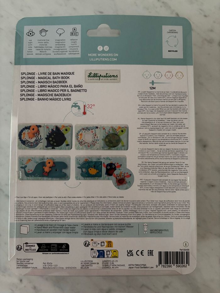Livret et gants pour le bains Les Lilliputiens - photo numéro 4