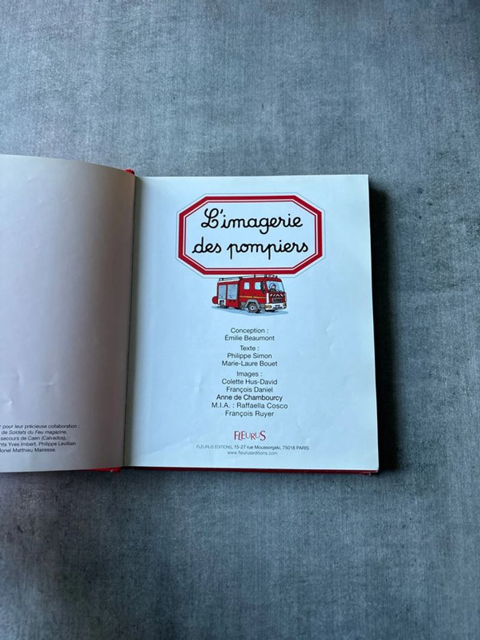 Livre l’imagerie des pompiers - photo numéro 3