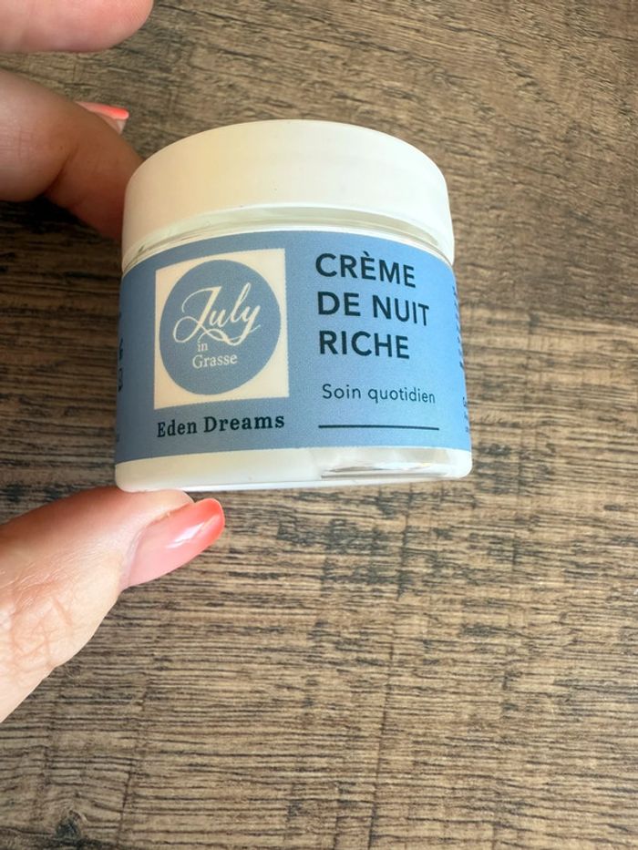 July in Grasse crème de nuit riche