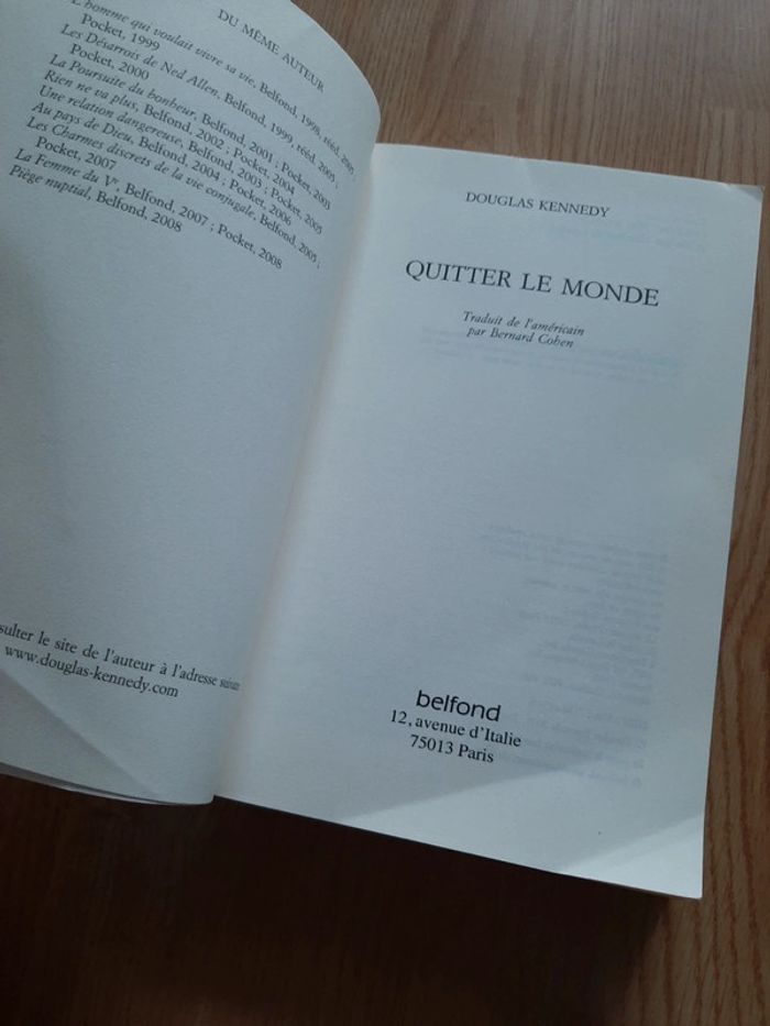 Roman Quitter le monde - photo numéro 4