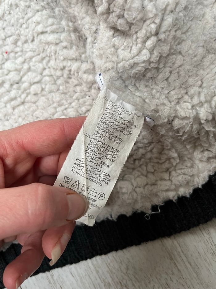 Veste épaisse grise foncée Kiabi 9 mois - photo numéro 3