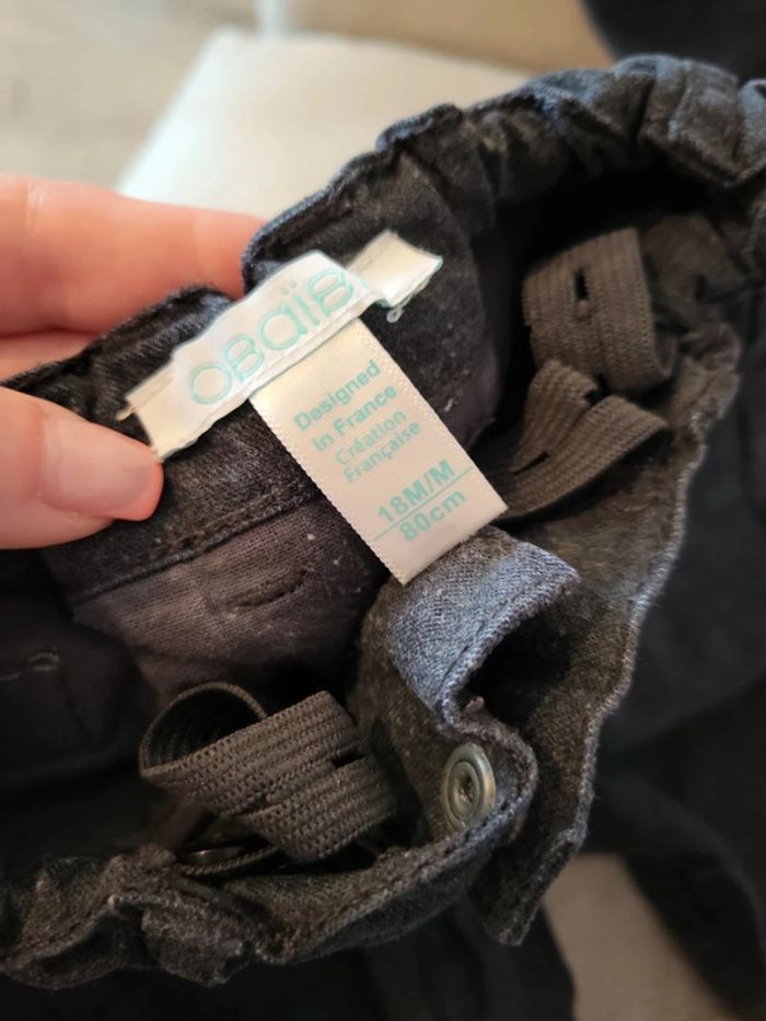 Jeans garçon Obaïbi 18 mois - photo numéro 3