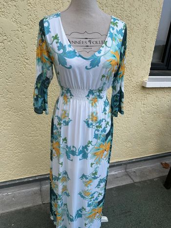 🌸 Robe longue fleurie – Maria Villalobos