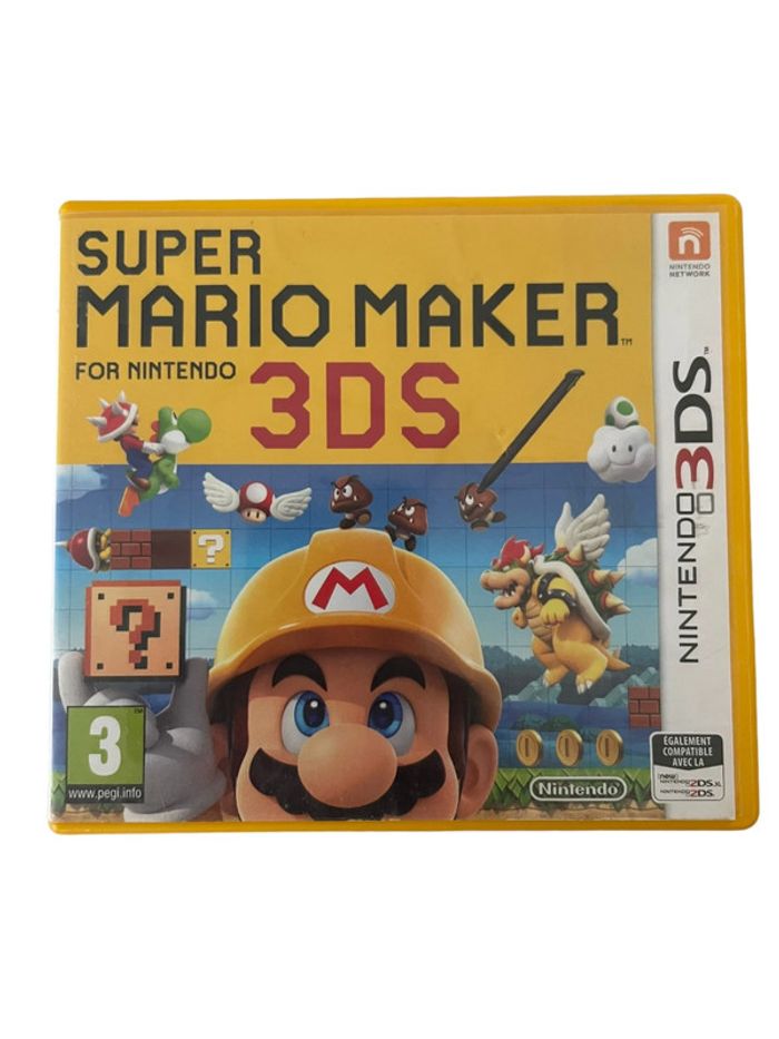 Jeu vidéo Super Mario Maker sur console Nintendo 3Ds