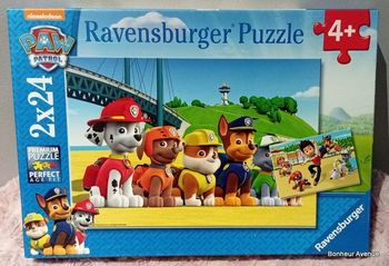 Boite de 2 puzzles de 24 pièces Paw Patrol