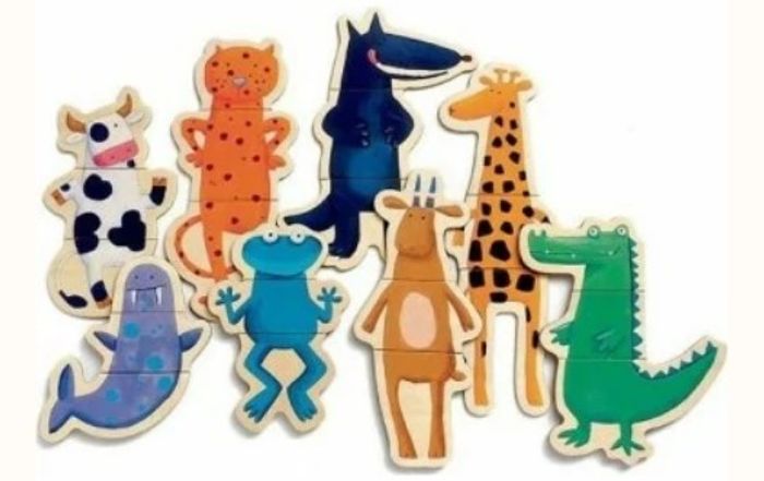 Coffret puzzle bois magnétique animaux Neuf - photo numéro 6