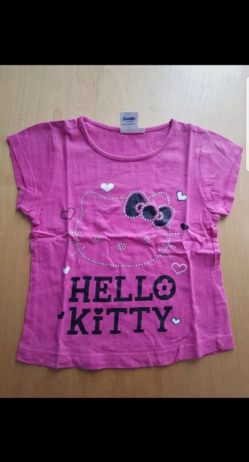 T-shirt Hello Kitty manches courtes enfant fille 6 ans
