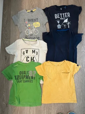 Tee shirts manches courtes 4 ans