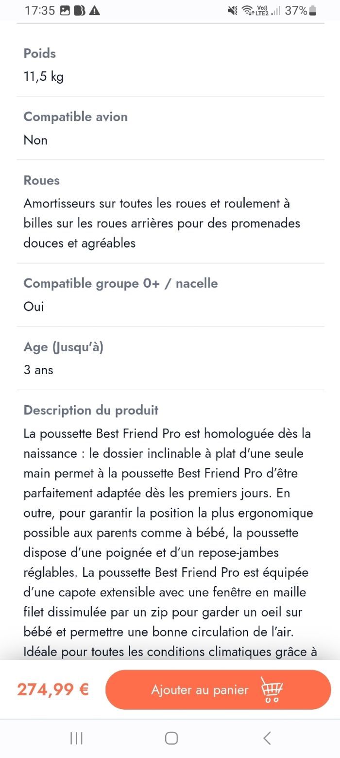 pousette chicco best friend - photo numéro 6