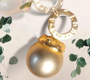 Pendentif doré vintage véritable Agatha Paris tétine