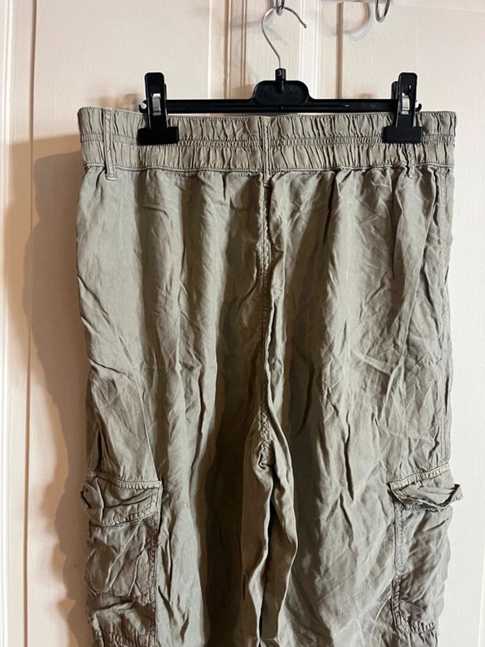 Pantalon cargo fluide in extenso taille 42 kaki - photo numéro 5