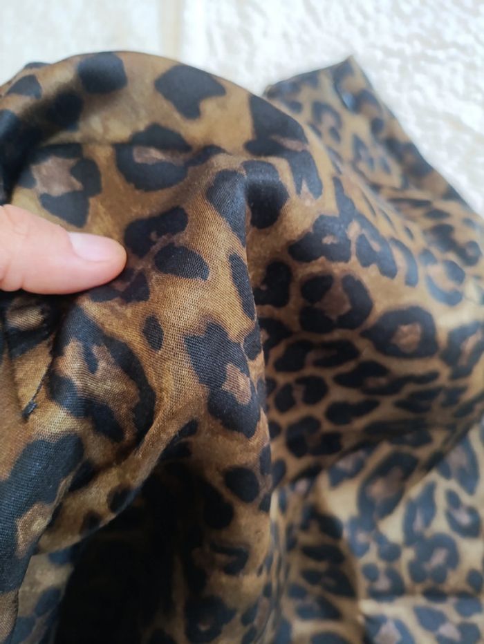 NEUF Mini jupe léopard Zara - taille S - imprimé fauve tendance vintage y2k - photo numéro 8