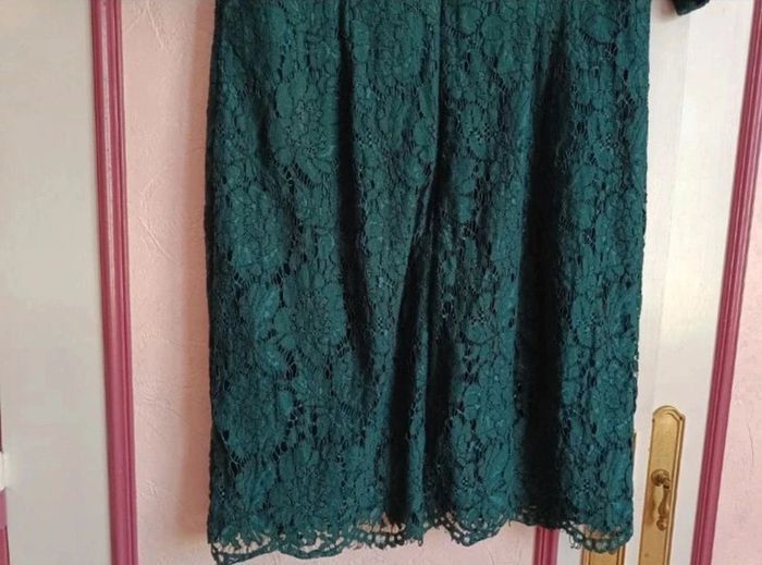 Robe verte dentelle Camaïeu T.40 - photo numéro 10