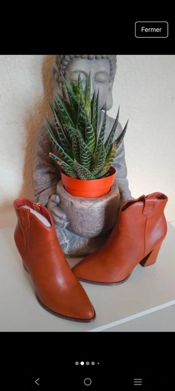 Magnifiques bottines neuves femme marque Mia shoes pointure 39 - photo numéro 2