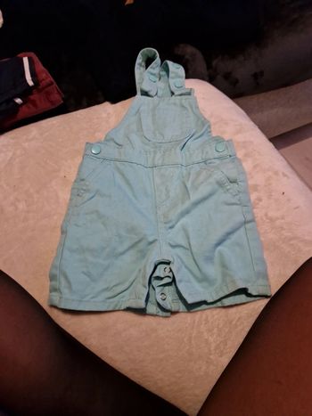 Salopette bleu