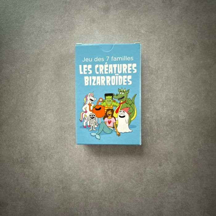 Jeu de 7 familles neuf  thème les créatures bizarroïdes