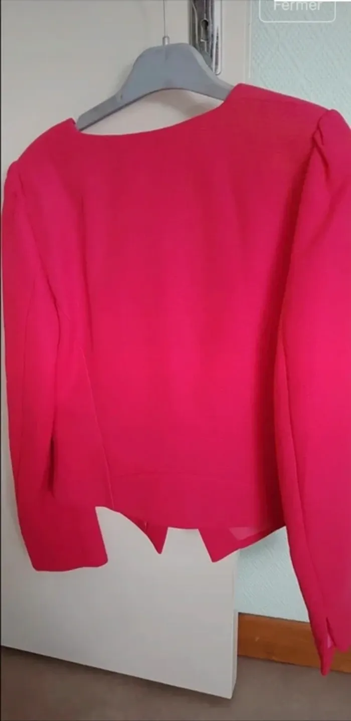 Blazer rose framboise - photo numéro 2