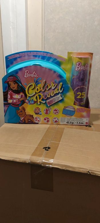 Barbie color reveal 25 surprises tie dye fluo neuf 3 ans