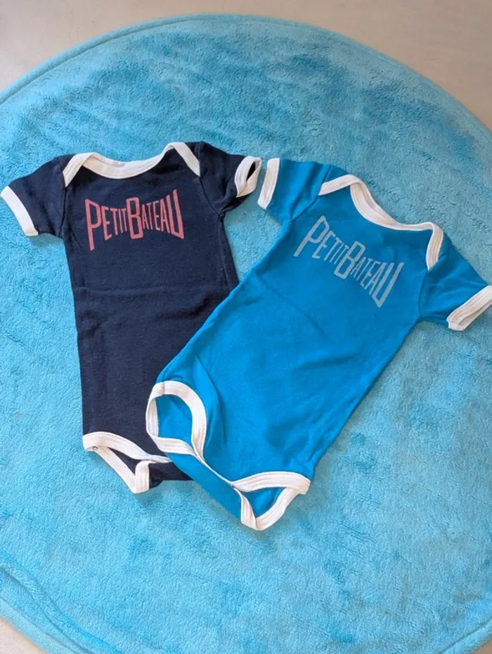Lot de 2 bodies Petit Bateau - Taille bébé