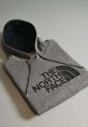Sweat/pull à capuche - The North Face gris logo brodé – Taille M