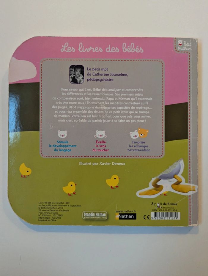 Lot de 3 grands livres à toucher - photo numéro 3