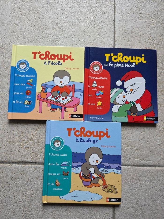 Lot 3 tchoupi 1 histoire à 2 voix