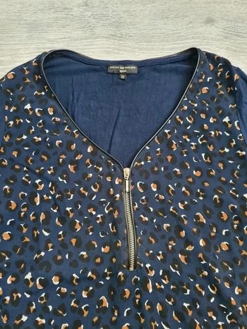 Blouse manches 3/4 grain de malice XS Bleu marine