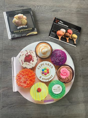 Lot de 3 livres de cuisine