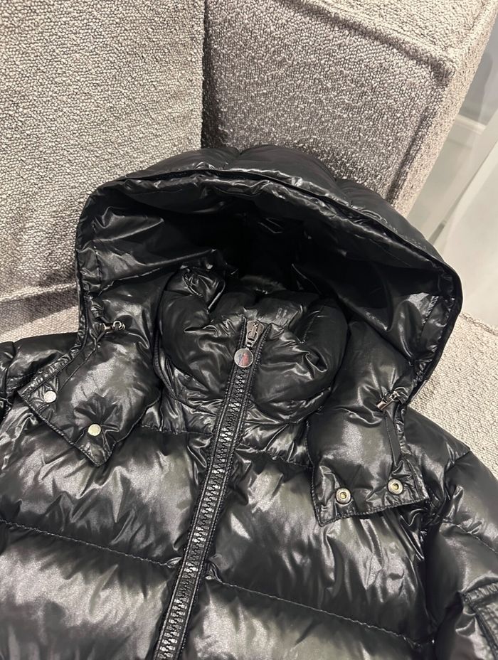 Authentique doudoune matelassée homme MONCLER Maya RARE noire taille 3 ~M - photo numéro 2