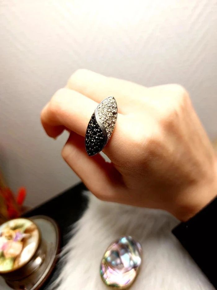 Magnifique bague style vintage cocktail taille 55 - photo numéro 6