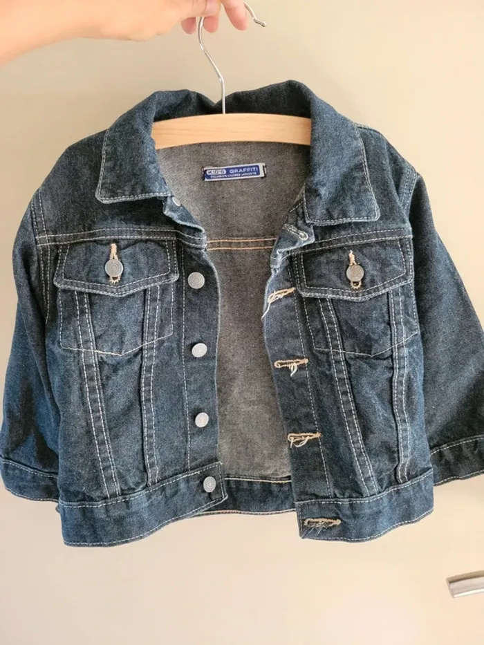 Veste en jean 3a