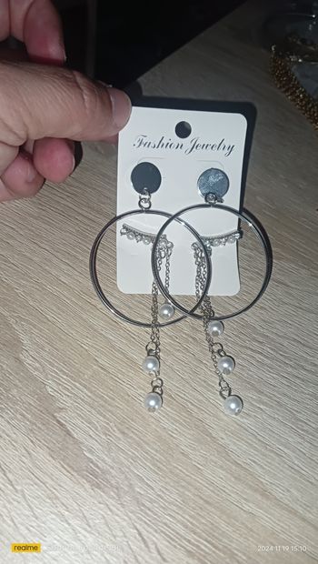 Lot de 2 paires boucles d'oreilles neuf