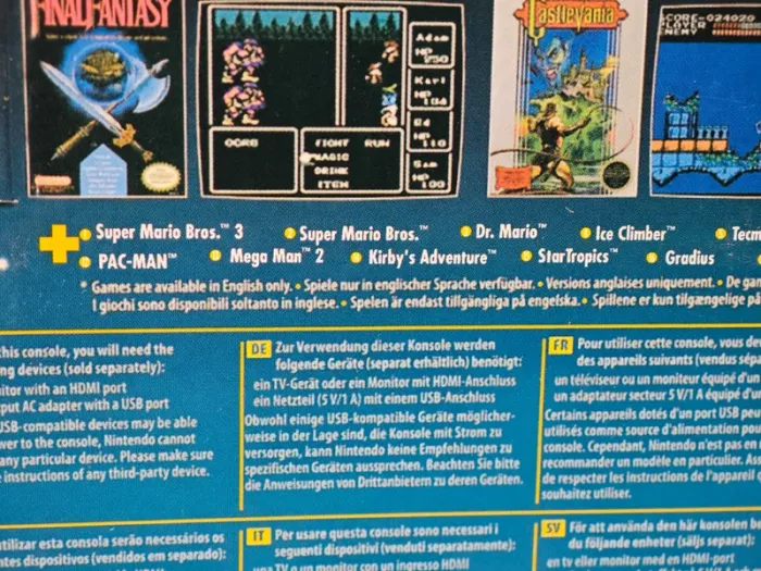 Console Nintendo Mini Nes / Une manette/ 30 jeux / Boîte / Comme neuf - photo numéro 14