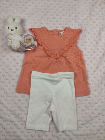 Ensemble blouse été legging tao taille 9 mois 71 cm 